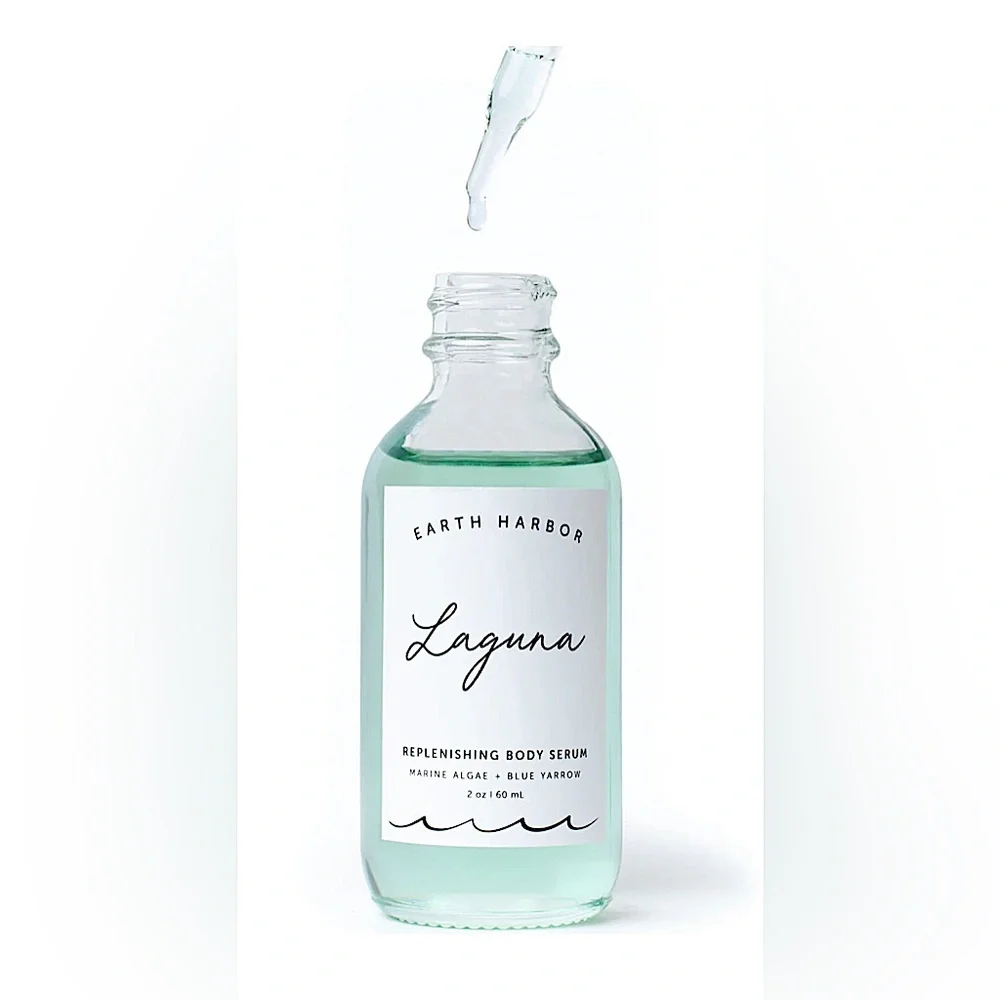 NEW: Earth Harbor LAGUNA Replenishing Body Serum Sea Botanicals & Blue Yarrow!